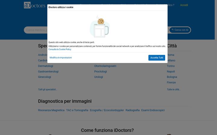 Screenshot of idoctors.it