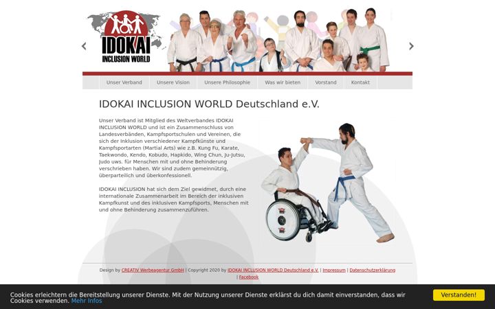 Screenshot of idokai-inclusion-world.de