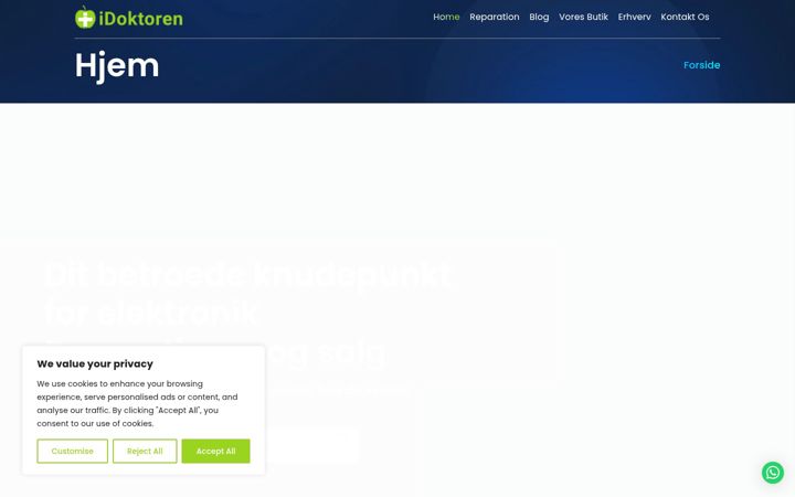 Screenshot of idoktoren.dk