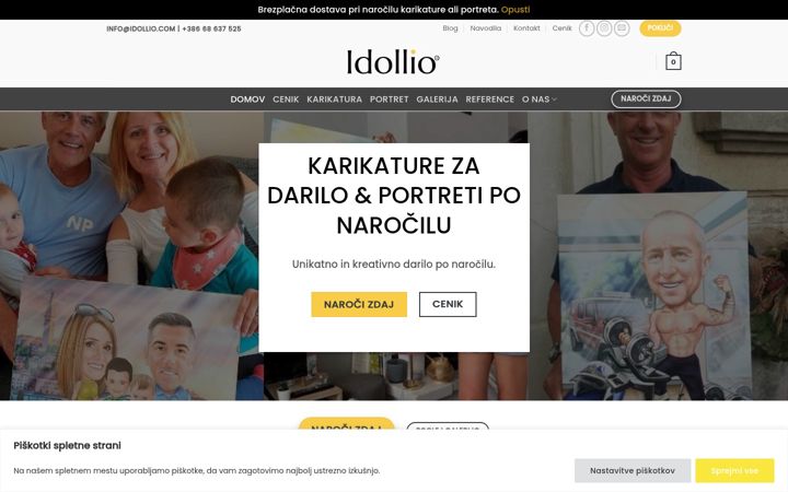 Screenshot of idollio.com