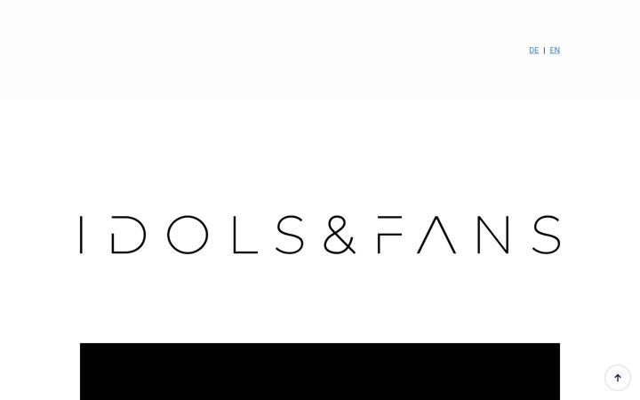 Captura de ecrã de idolsandfans.com