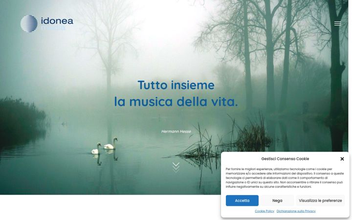 Screenshot of idoneamedia.it