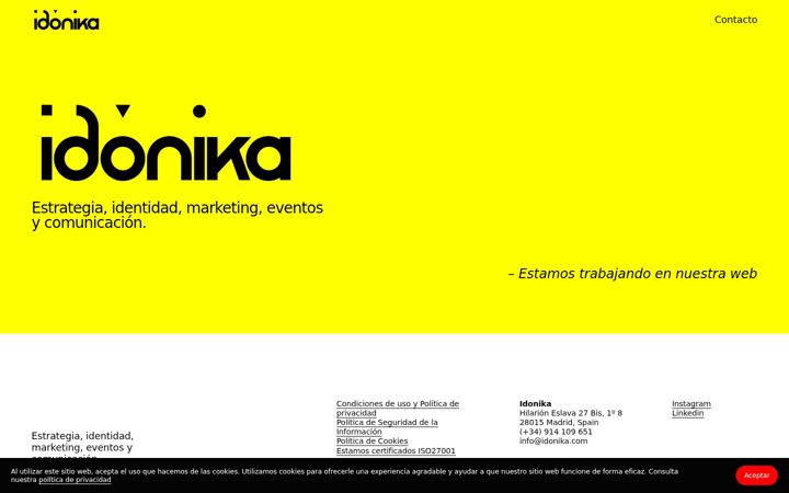 Screenshot of idonika.com