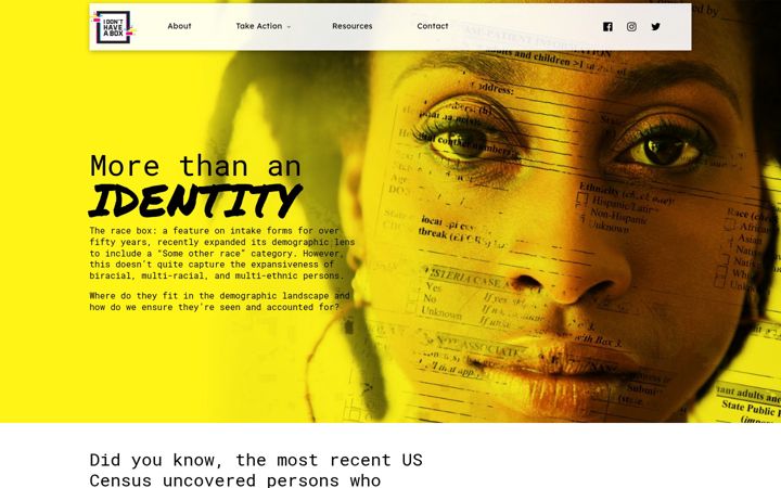 Screenshot of idonthaveabox.com