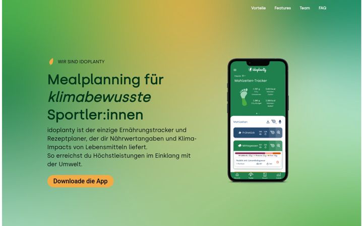 Screenshot of idoplanty.de