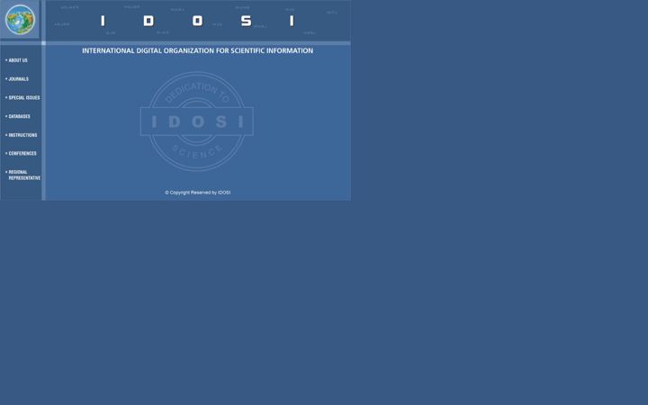 Screenshot of idosi.org