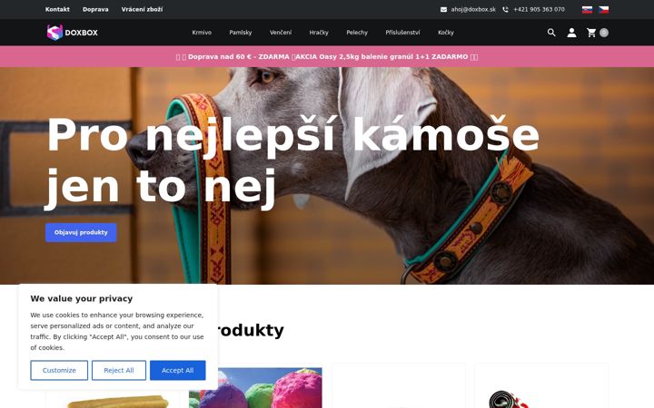 Screenshot of idoxbox.cz