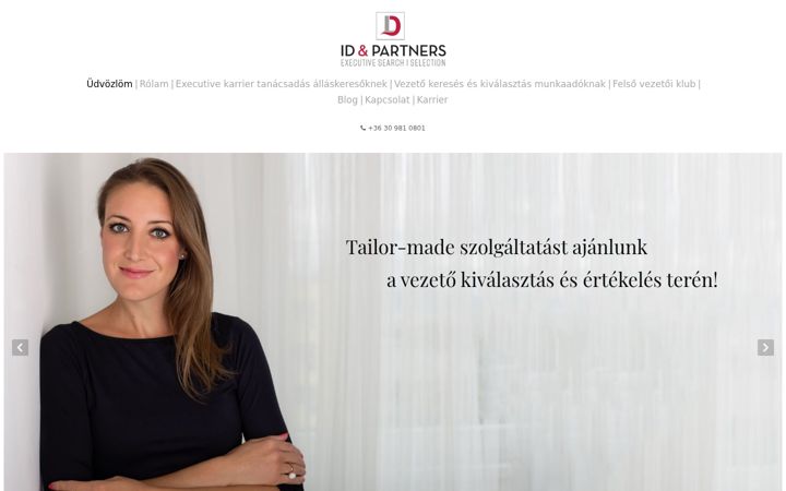 Screenshot of idpartners.hu