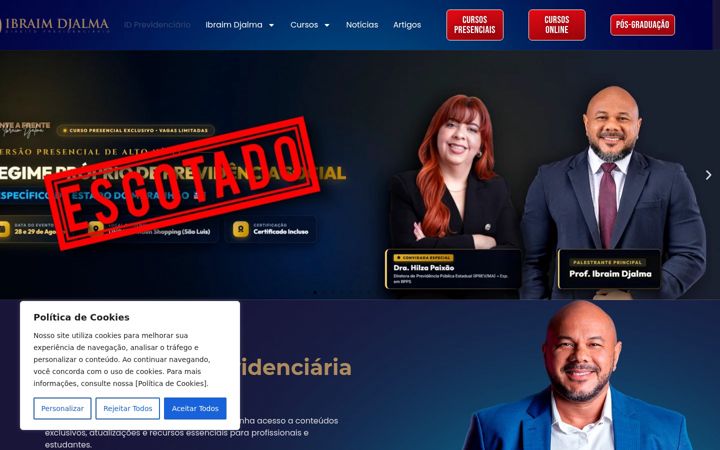 Screenshot of idprevidenciario.com.br