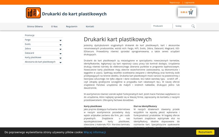 Screenshot of idprint.com.pl