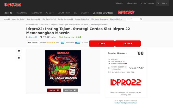 Screenshot of idpro22.org