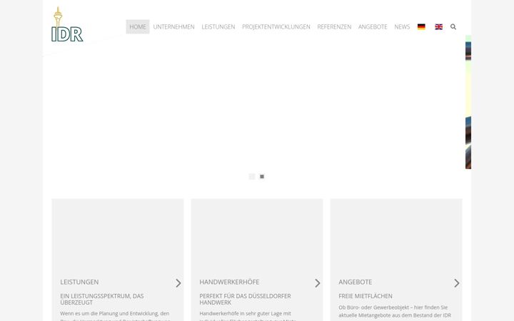 Screenshot of idr.de
