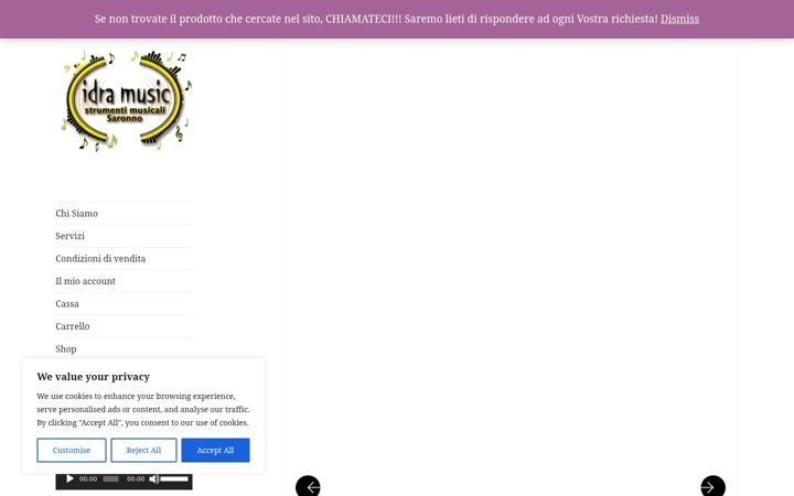 Screenshot of idramusic.com
