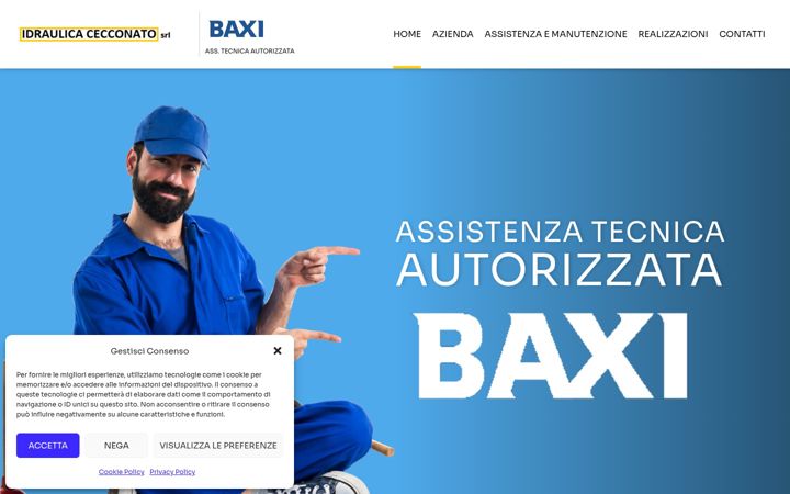 Screenshot of idraulicacecconato.it