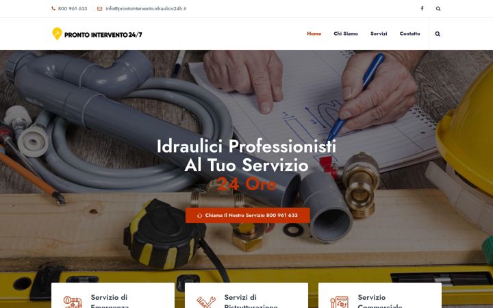 Screenshot of idraulico-24.it