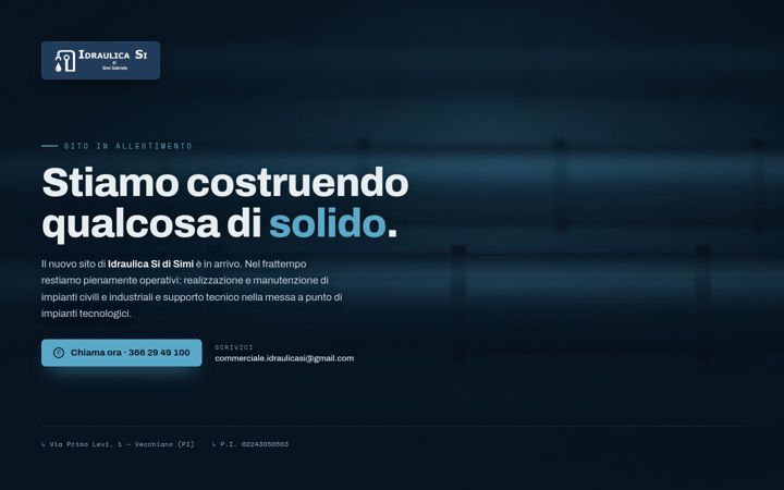 Screenshot of idraulico-sos.com
