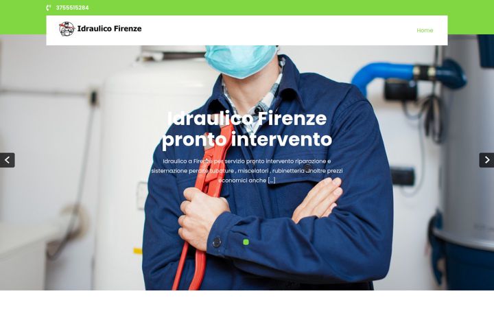 Screenshot of idraulicoafirenze.com