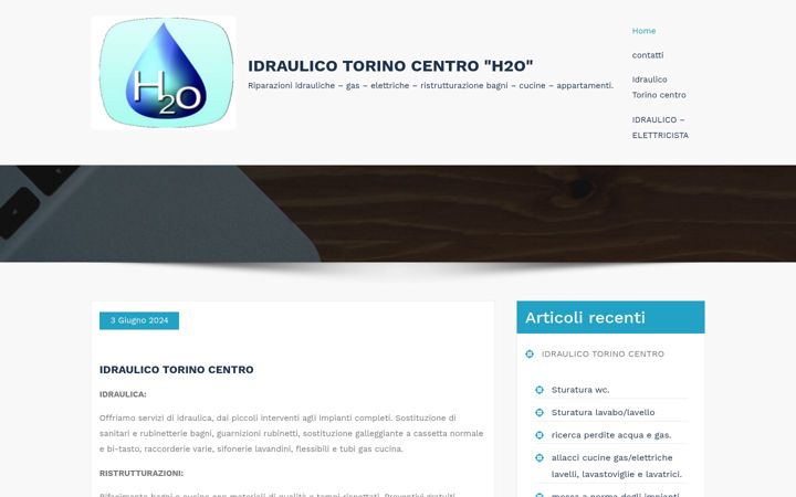 Ekrano kopija idraulicotorinocentro.com