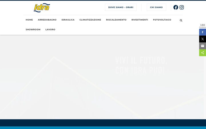 Screenshot of idraweb.it
