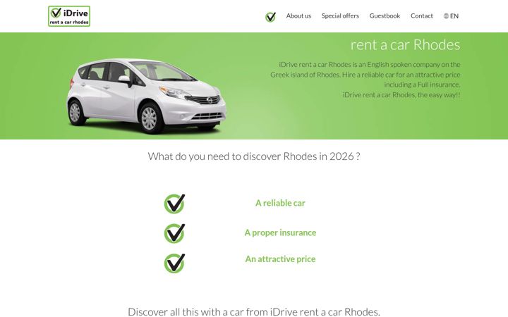 Screenshot of idrive-rent-a-car-rhodes.com