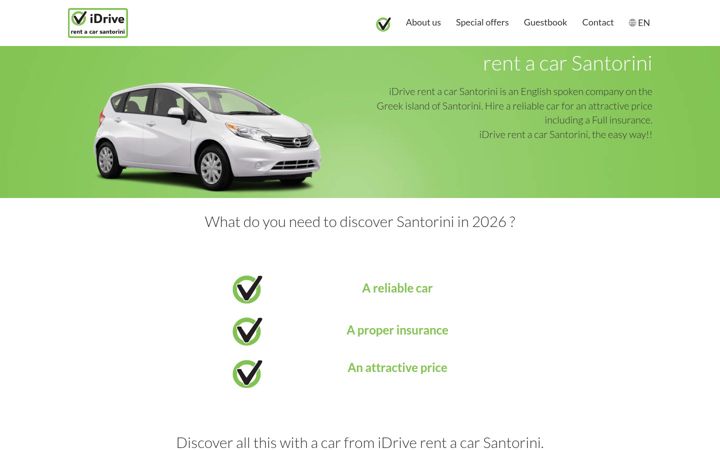 Screenshot of idrive-rent-a-car-santorini.com