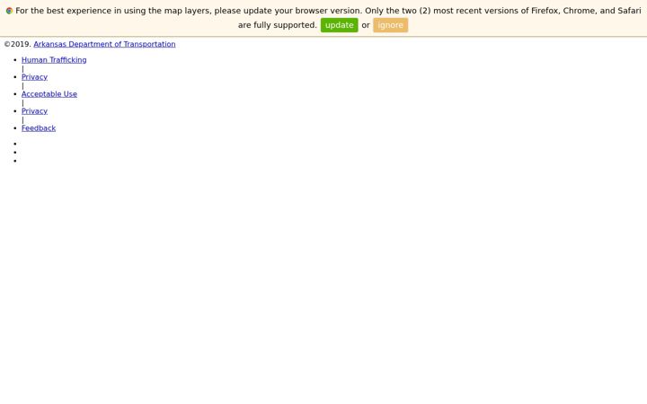 Screenshot of idrivearkansas.com