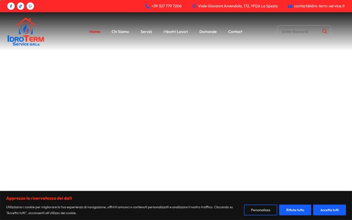 Screenshot of idro-term-service.it