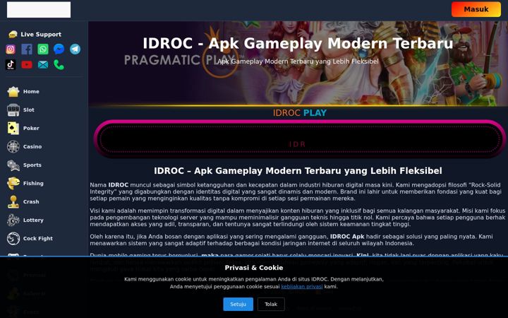 Screenshot of idroc.org