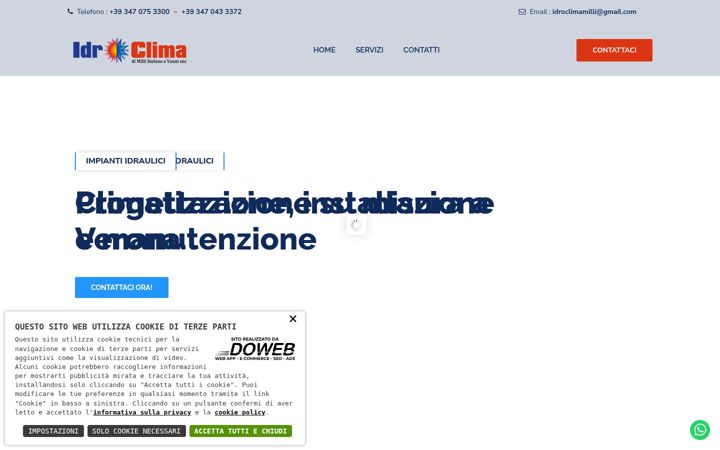 Screenshot of idroclimaimpiantidraulici.it