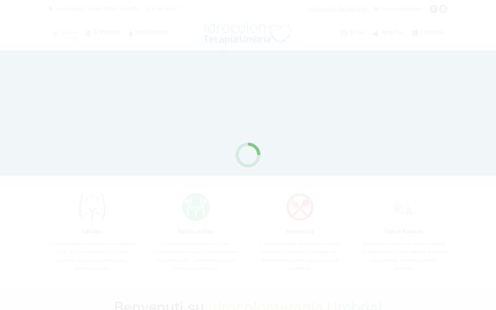 Screenshot of idrocolonterapiaumbria.it