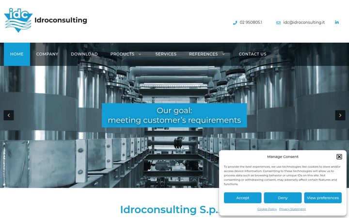 Screenshot of idroconsulting.com