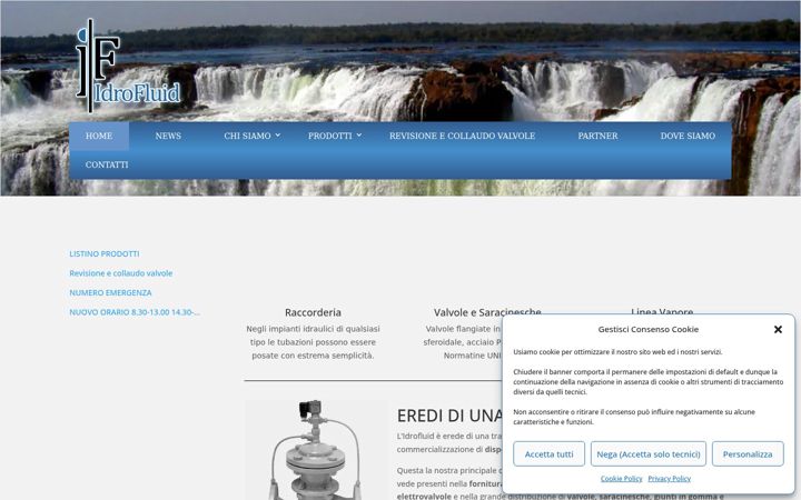 Screenshot of idrofluid.com