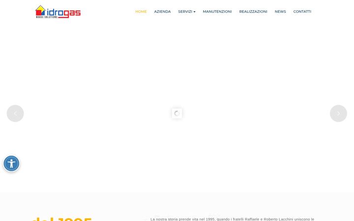 Screenshot of idrogasravenna.it