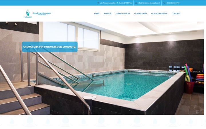 Screenshot of idrokinesiterapia.net