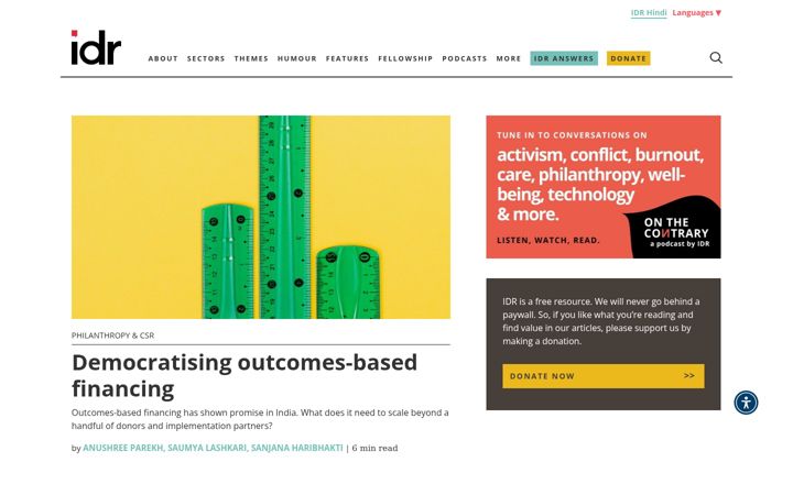 Screenshot ta' idronline.org