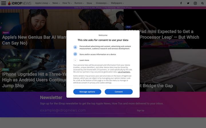 Screenshot of idropnews.com
