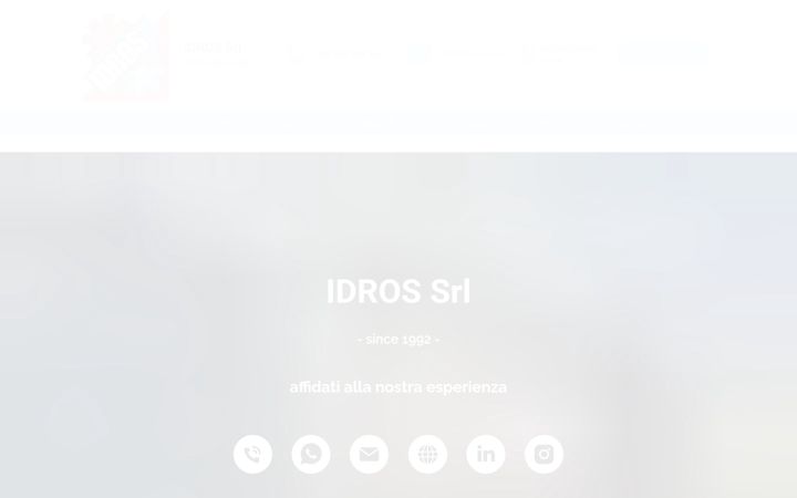 Screenshot of idros-ts.com