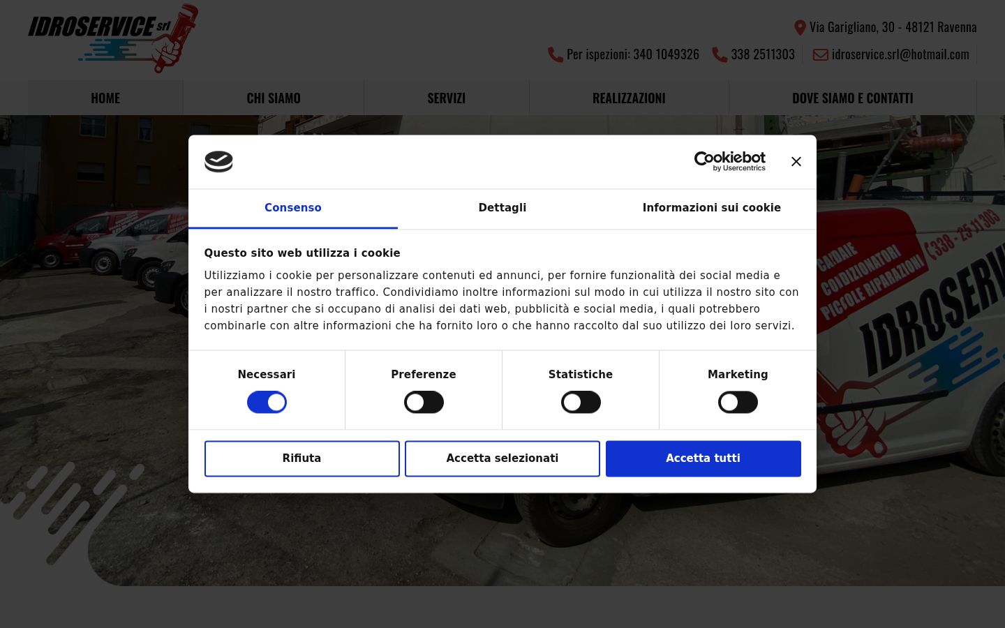 Sutikimo reklamjuostės, rodytos prieš bet kokią sąveiką, ekrano kopija