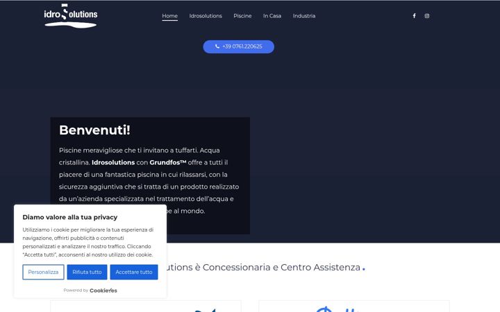 Screenshot of idrosolutions.com