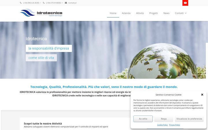 Screenshot of idrotecnica.net