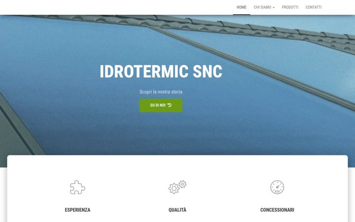 Screenshot of idrotermic.it