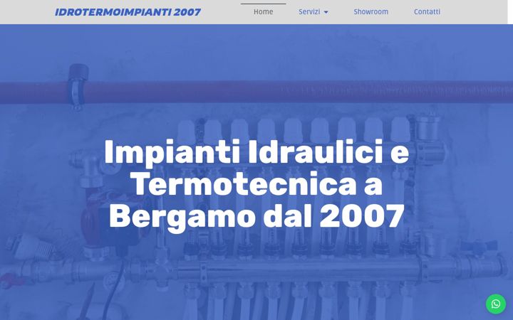 Screenshot of idrotermoimpianti2007.it