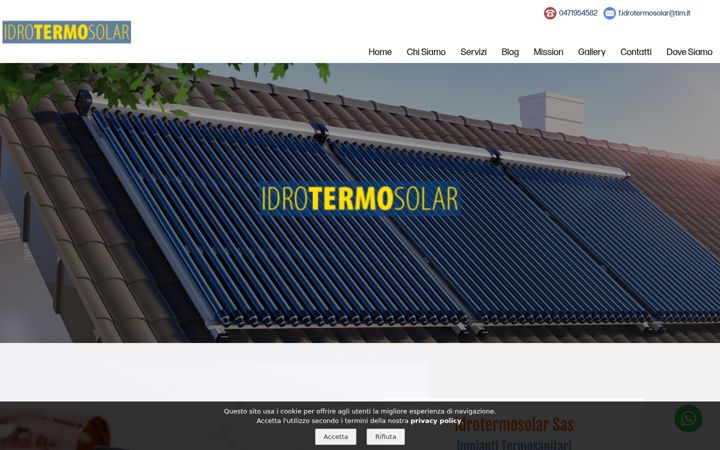 Screenshot of idrotermosolar.net