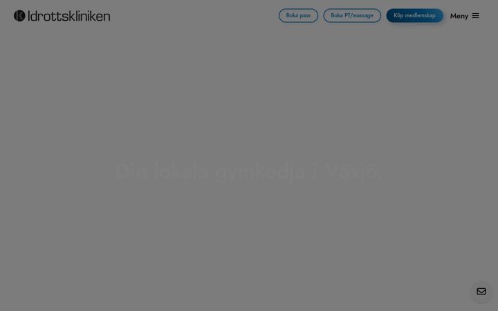 Captura de pantalla de idrottskliniken.com