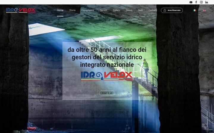 Screenshot of idrovelox.it