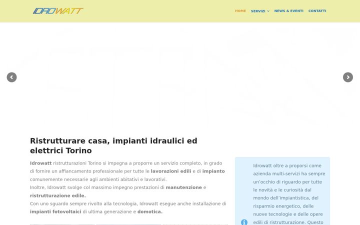 Screenshot of idrowatt.com