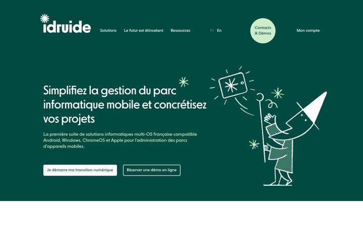 Capture d'écran de idruide.com