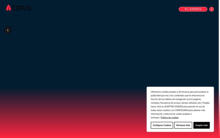 Screenshot of idrus-si.com