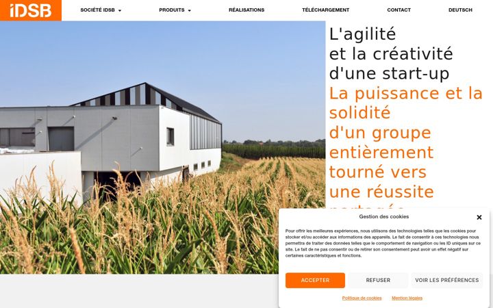 Screenshot of idsb.com
