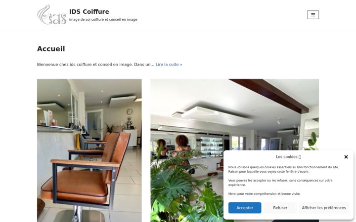 Screenshot of idscoiffure.ch